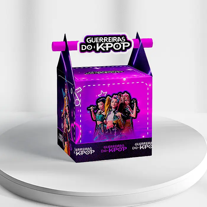 Caixa Canudo Guerreiras do K Pop