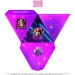Caixa Triangulo Guerreiras do KPop