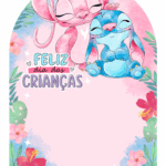 Card Gigante Stitch e Angel