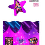 Centro de Mesa Tag 2 Guerreiras do KPop