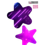 Centro de Mesa Tag Estrela Guerreiras do KPop