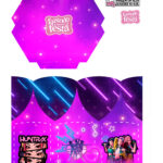 Centro de Mesa Tag Guerreiras do KPop