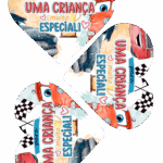 Coracao Card Gigante Carros