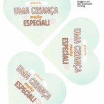 Coracao Card Gigante Coracao Fadas