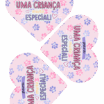 Molde Card Gigante Coracao Patrulha Canina