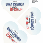 Molde Card Gigante Coracao Spidey