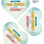 Molde Card Gigante Coracao Super Herois 3