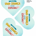 Molde Card Gigante Coracao Super Herois 4