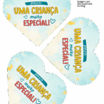 Molde Card Gigante Coracao Super heroi 1