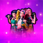 Molde Horizontal Guerreiras do KPop