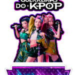 Topo de Bolo 2 Guerreiras do KPop