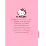 11 Capa de NOVEMBRO Planner Hello Kitty