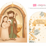 Caixa Cenario Natal Cristao Jesus Cenario