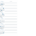 Calendario 2026 Meia A4 A5 Azul
