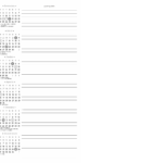 Calendario 2026 Meia A4 A5 Cinza Preto