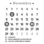 Calendario 2026 Novembro