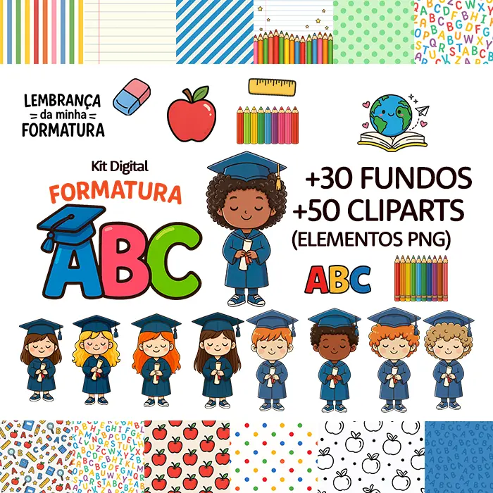 Kit Digital Formatura ABC gratis