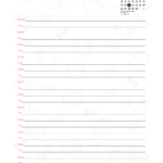 Planner Hello Kitty Abril Miolo Agenda