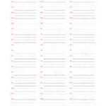 Planner Hello Kitty Agenda Semanal Pagina SEG TER QUA