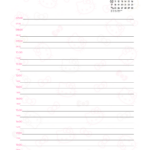 Planner Hello Kitty Maio Miolo Agenda