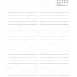 Planner Hello Kitty Marco Miolo Agenda Sabado e Domingo sem Hora