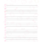 Planner Hello Kitty Permanente Miolo Agenda