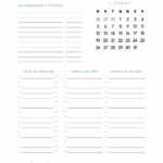 Planner Tons Pasteis Calendario Mensal Julho