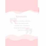 Planner Tons Pasteis Capa de FEVEREIRO