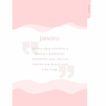 Planner Tons Pasteis Capa de JANEIRO