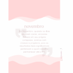 Planner Tons Pasteis Capa de NOVEMBRO