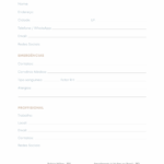 Planner Tons Pasteis Dados Pessoais e Dados Profissionais