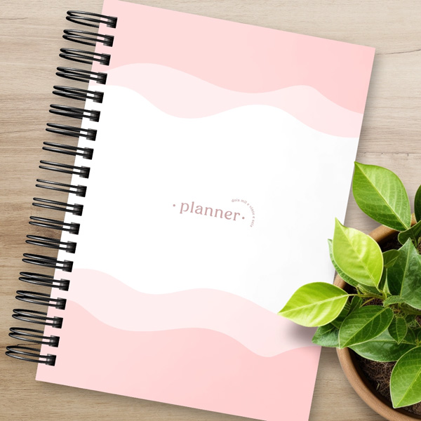 Planner Tons Pasteis Detalhes da Capa