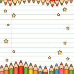 fundo digital formatura abc caderno e lapis Formatura ABC