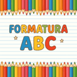 fundo digital formatura abc lapis Formatura ABC