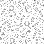 fundo digital formatura abc para colorir Formatura ABC
