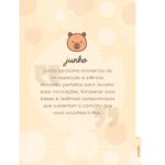 Capa de JUNHO Planner Capivara