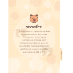 Capa de NOVEMBRO Planner Capivara