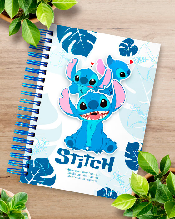 Detalhes da Capa Planner Stitch Detalhes da Capa Planner Stitch