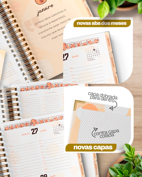 Novidades do Planner Capivara