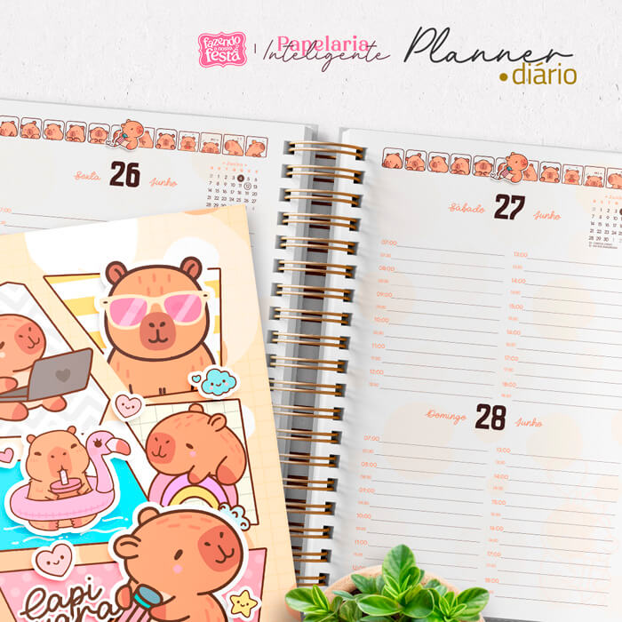 Planner Capivara Diario