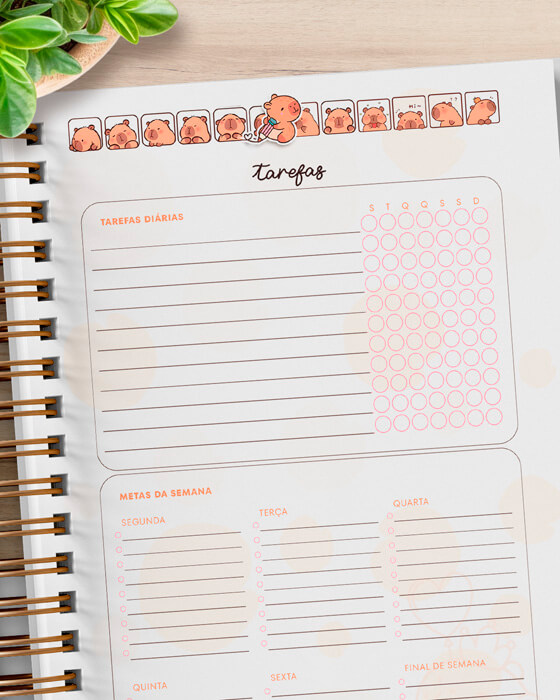 Planner Capivara Tarefas