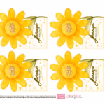 Card com Hidratante para Dia da Mulher Flor Amarela