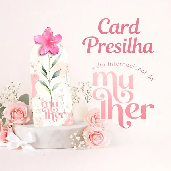 card presilha dia da mulher