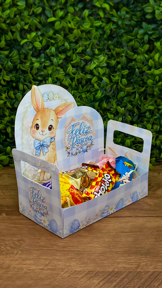 Caixa Cenario Pascoa Menino