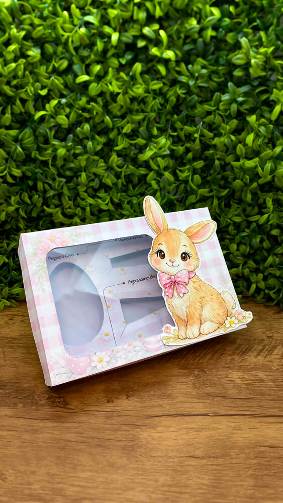 Caixa Kit Confeiteiro Coelha Rosa