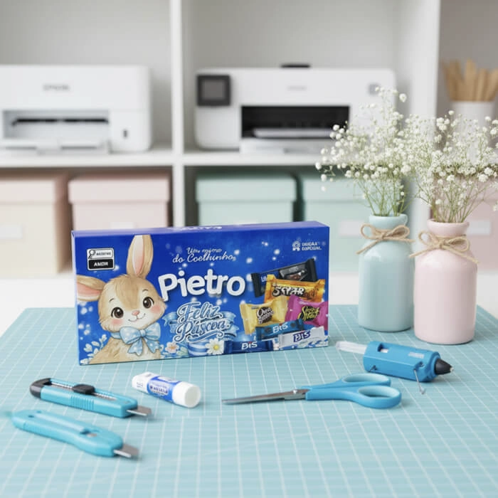 Caixa de Bombom Personalizada Pascoa 6