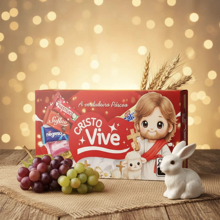 Caixa de Bombom Personalizada Pascoa 8