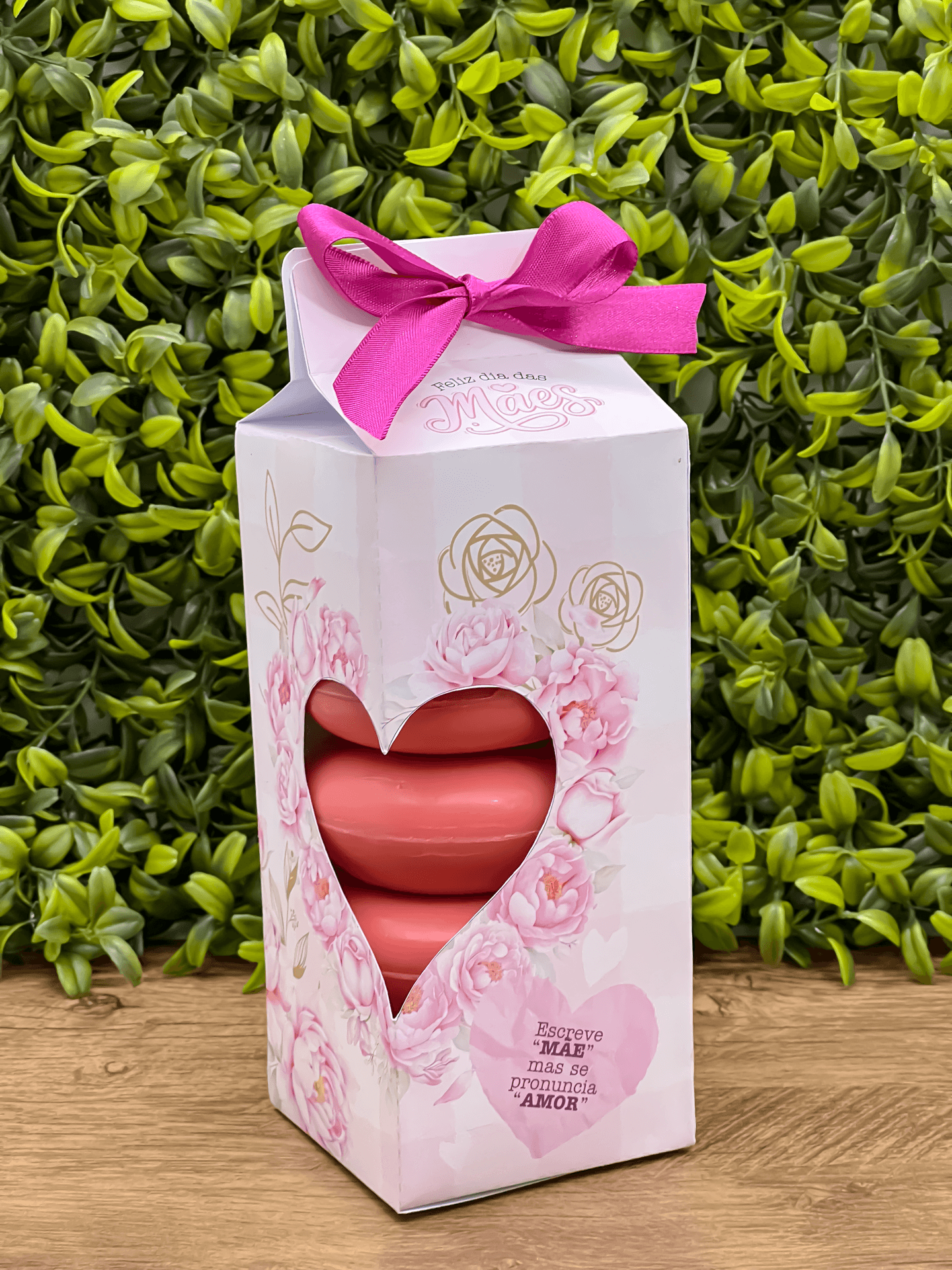 Caixa 5 Sabonete Dia das Maes