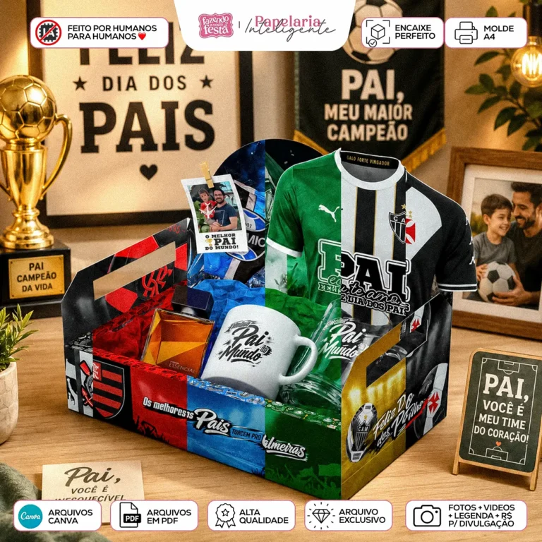 Caixa Cenario Dia dos Pais Times de Futebol